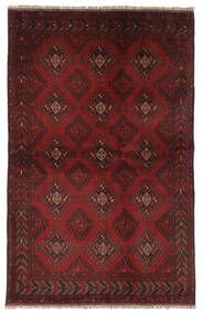  Afghan Khal Mohammadi Matot 127X197 Villamatto Musta/Tummanpunainen Pieni Matto Carpetvista
