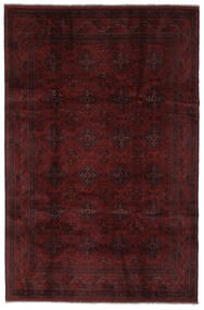  194X285 Afghan Khal Mohammadi Rug Black/Dark Red Afghanistan Carpetvista