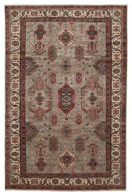  Oriental Kazak Ariana Rug 200X306 Brown/Dark Red Wool, Afghanistan Carpetvista