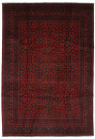 Tappeto Orientale Afghan Khal Mohammadi 198X292 Nero/Rosso Scuro (Lana, Afghanistan)