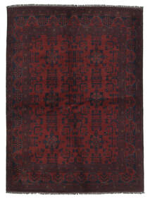 148X194 Afghan Khal Mohammadi Rug Oriental Black/Dark Red (Wool, Afghanistan) Carpetvista