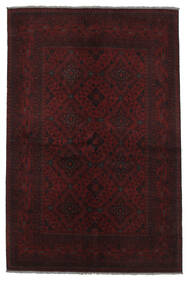 129X200 絨毯 アフガン Khal Mohammadi オリエンタル ブラック (ウール, アフガニスタン) Carpetvista