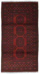  102X195 Medaillon Klein Afghan Fine Teppich Wolle, Carpetvista