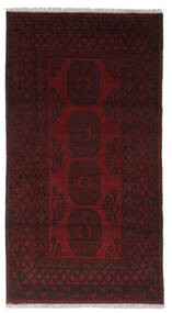  102X190 Medaillon Klein Afghan Fine Teppich Wolle, Carpetvista
