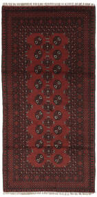  97X198 Medaillon Klein Afghan Fine Teppich Wolle, Carpetvista