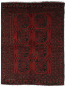  144X184 Medaillon Klein Afghan Fine Teppich Wolle, Carpetvista