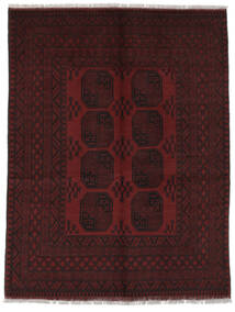  151X196 Medaillon Klein Afghan Fine Teppich Wolle, Carpetvista