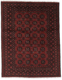  144X189 Medaillon Klein Afghan Fine Teppich Wolle, Carpetvista
