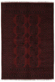 Afghan Fine Vloerkleed 162X231 Zwart Carpetvista