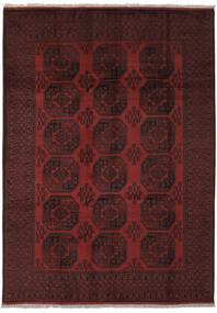  205X285 Medallion Afghan Fine Rug Wool, Carpetvista