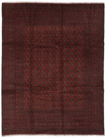  Orientalisk Afghan Fine Matta 255X337 Svart/Mörkröd Stor Ull, Afghanistan Carpetvista