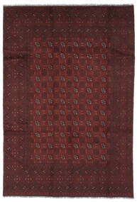  190X275 Medallion Afghan Fine Rug Wool, Carpetvista