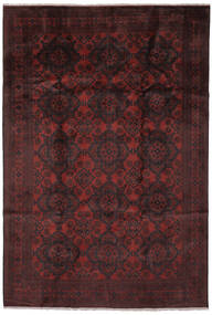  Afghan Khal Mohammadi Rug 200X292 Black/Dark Red Carpetvista