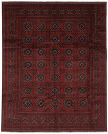  Afghan Khal Mohammadi Vloerkleed 249X299 Zwart/Donkerrood Carpetvista