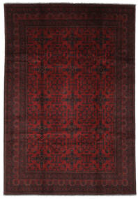 Afghan Khal Mohammadi Rug 204X294 Black/Dark Red Carpetvista