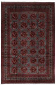  Afghan Khal Mohammadi Matot 204X305 Musta/Tummanpunainen Carpetvista