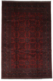  201X305 Afghan Khal Mohammadi Rug Black/Dark Red Afghanistan Carpetvista