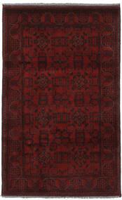 Tappeto Afghan Khal Mohammadi 123X198 Nero/Rosso Scuro (Lana, Afghanistan)