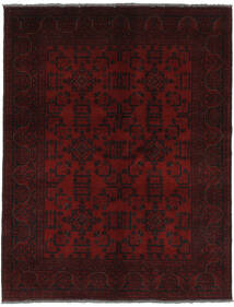 Tapis D'orient Afghan Khal Mohammadi 150X191 Noir (Laine, Afghanistan)