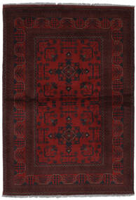  Afghan Khal Mohammadi Rug 100X154 Wool Black/Dark Red Small Carpetvista