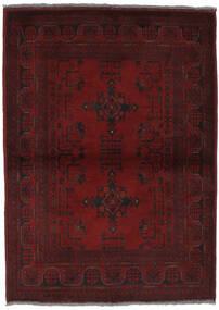  Afghan Khal Mohammadi Covor 102X146 Lână Negru/Dark Red Mic Carpetvista