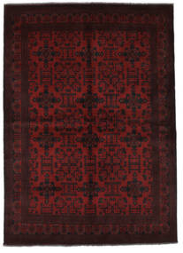  Itämainen Afghan Khal Mohammadi Matot Matto 177X242 Musta/Tummanpunainen Villa, Afganistan Carpetvista