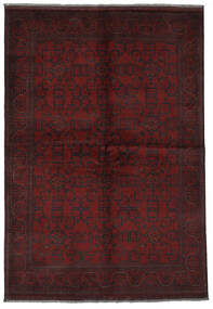 絨毯 アフガン Khal Mohammadi 168X235 ブラック/ダークレッド (ウール, アフガニスタン)