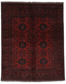  Oriental Afghan Khal Mohammadi Rug 152X189 Black Wool, Afghanistan Carpetvista
