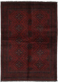 絨毯 オリエンタル アフガン Khal Mohammadi 145X204 ブラック (ウール, アフガニスタン)