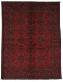  Orientalischer Afghan Khal Mohammadi Teppich 150X192 Schwarz Wolle, Afghanistan Carpetvista