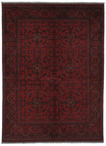  Oriental Afghan Khal Mohammadi Rug 150X199 Black/Dark Red Wool, Afghanistan Carpetvista