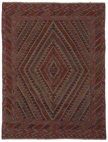  Kilim Golbarjasta Rug 147X190 Wool Black/Brown Small Carpetvista