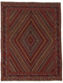 150X190 絨毯 キリム ゴルバリヤスタ オリエンタル ブラック/茶色 (ウール, アフガニスタン) Carpetvista