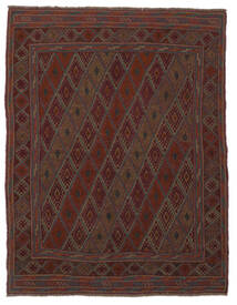  Kilim Golbarjasta Rug 138X190 Wool Black/Brown Small Carpetvista