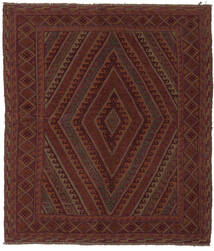 155X183 Kilim Golbarjasta Rug Oriental Black/Dark Red (Wool, Afghanistan) Carpetvista