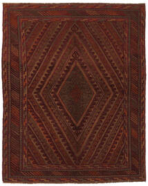 160X195 Tapis Kilim Golbarjasta D'orient Noir/Rouge Foncé (Laine, Afghanistan) Carpetvista