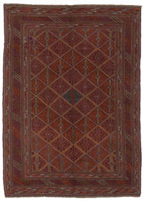  Kilim Golbarjasta Rug 140X188 Wool Black/Brown Small Carpetvista