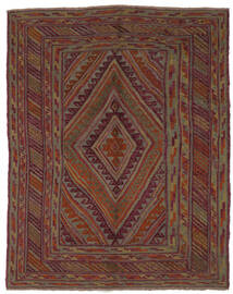 143X180 Kilim Golbarjasta Rug Oriental Brown/Black (Wool, Afghanistan) Carpetvista