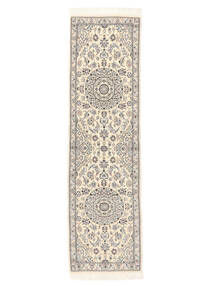 絨毯 ペルシャ ナイン Fine 9La 61X213 廊下 カーペット ダークグレー/ライトグレー (ウール, ペルシャ/イラン)