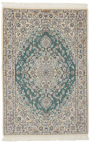  Persischer Nain Fine 9La Teppich 107X158 Beige/Dunkelgrau (Wolle, Persien/Iran)