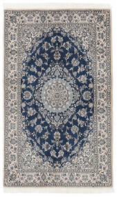 127X207 絨毯 ナイン Fine 9La オリエンタル ブラック/ダークグレー (ウール, ペルシャ/イラン) Carpetvista