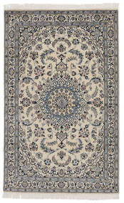 Nain Fine 9La Rug 114X183 Dark Grey/Brown Wool, Persia/Iran Carpetvista