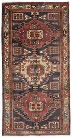 絨毯 オリエンタル アルデビル 150X290 廊下 カーペット ブラック/茶色 (ウール, ペルシャ/イラン)