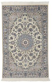  Persischer Nain Fine 9La Teppich 100X160 Dunkelgrau/Beige (Wolle, Persien/Iran)