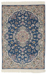 Nain Fine 9La Teppich 100X150 Schwarz/Braun Wolle, Persien/Iran Carpetvista