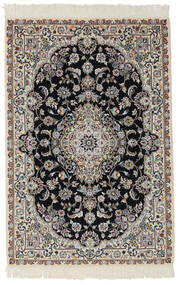 Nain Fine 9La Rug 103X153 Black/Brown Wool, Persia/Iran Carpetvista