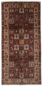  Oriental Bakhtiari Rug 152X312 Runner
 Black/Brown Wool, Persia/Iran Carpetvista