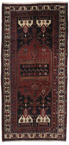 Gholtogh Vloerkleed 160X335 Tapijtloper Zwart/Bruin Wol, Perzië/Iran Carpetvista