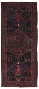 Gholtogh Matot Matto 137X326 Käytävämatto Musta/Tummanpunainen Villa, Persia/Iran Carpetvista