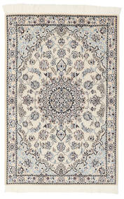 82X123 Nain Fine 9La Teppich Orientalischer Beige/Orange (Wolle, Persien/Iran) Carpetvista